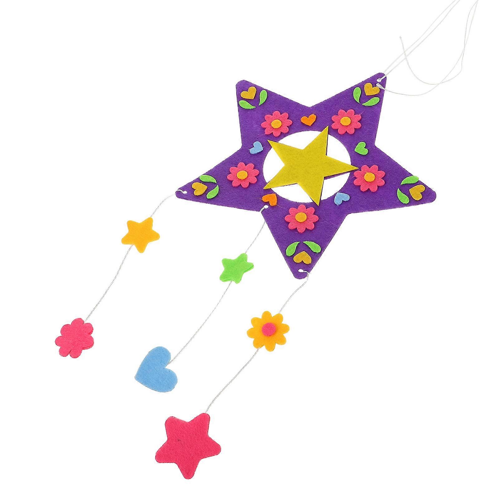 Kids DIY Dream Catcher Making Kit for Creative Hanging Decor 4Sets