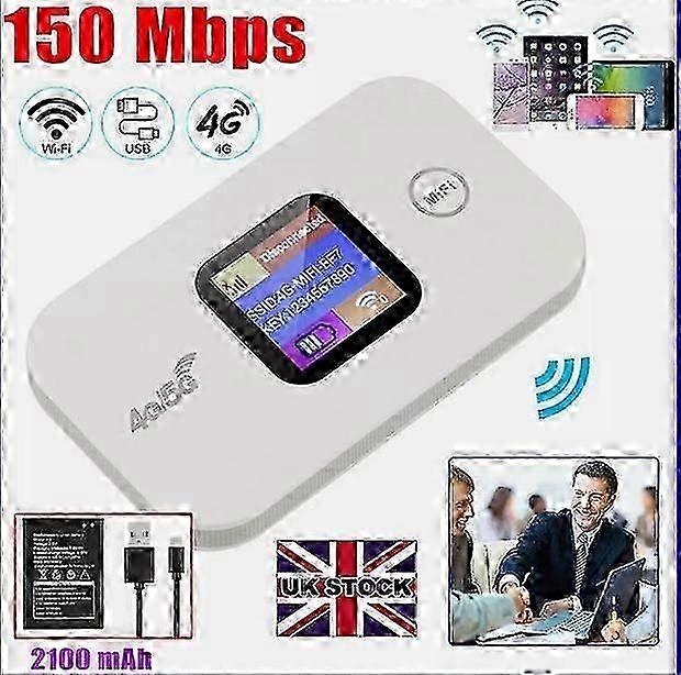 Portable 4G/5G LTE Wireless WiFi Router Mobile Broadband WIFI LCD Hotspot