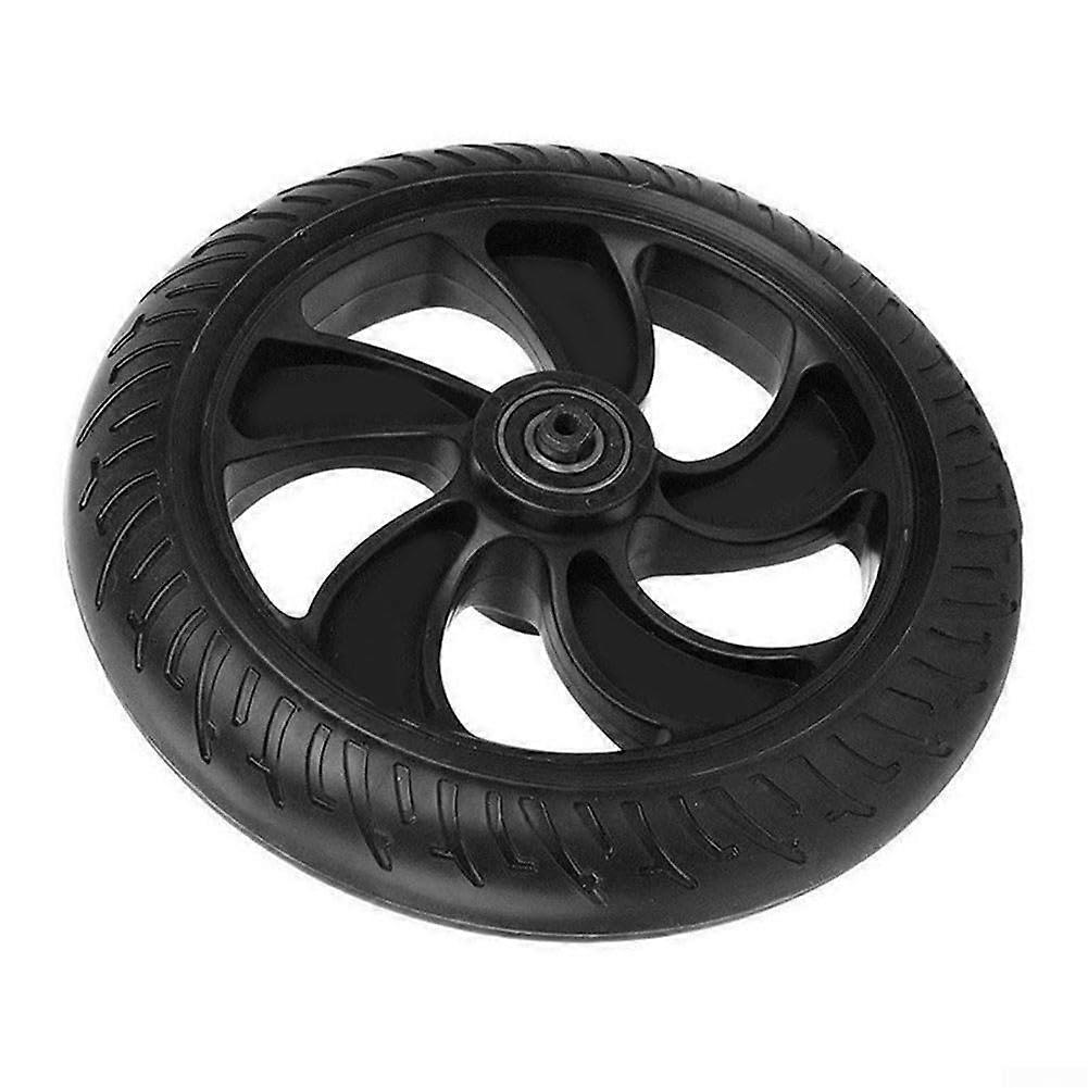 Electric Scooter Tire 8Inch Rear Wheel, Solid Tire With Hub Bearing, Kugoo S1/S3 Compatible, Black