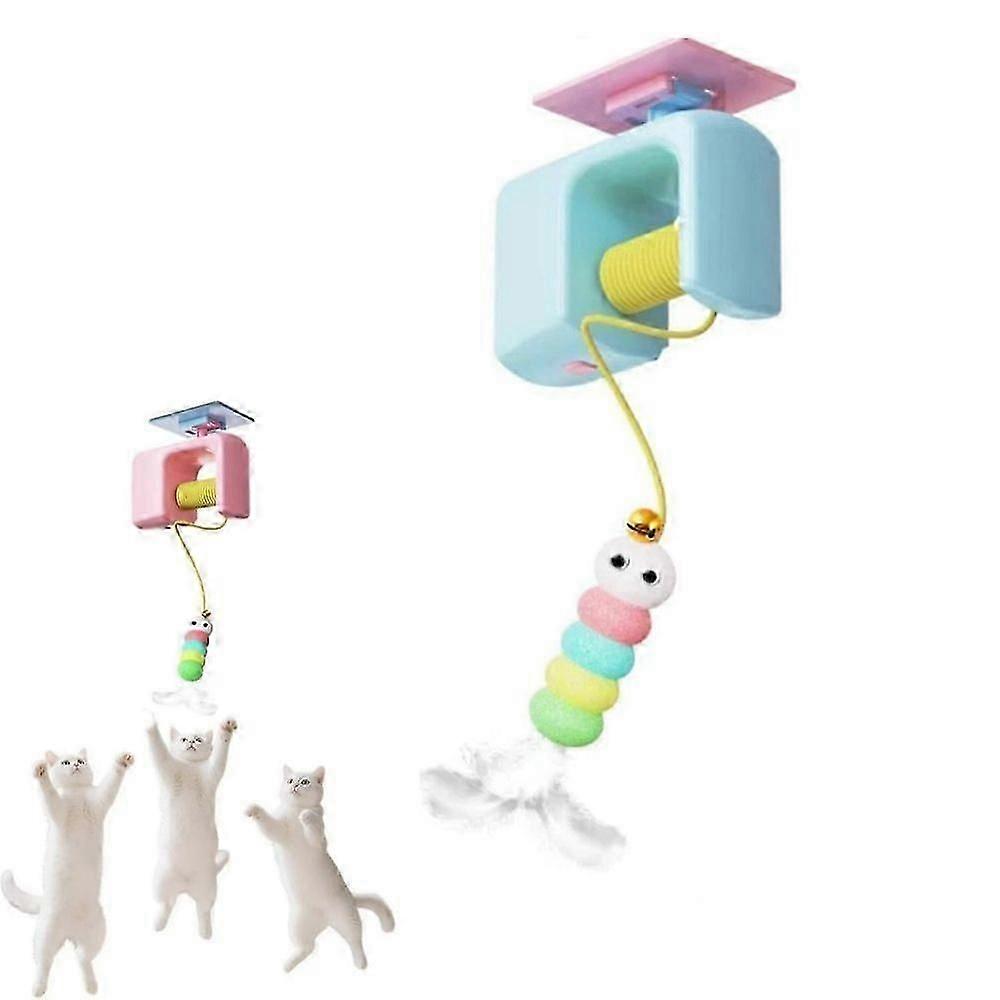 Celery Pets Autobounce USB-C Ceiling Cat Teaser - Interactive Toy for Indoor Feline Fun and Play