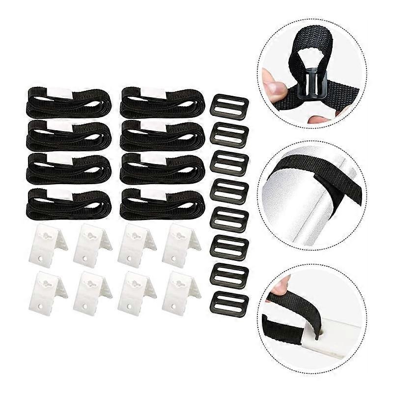 Pool Solar Cover Reel Attachment Straps Kit