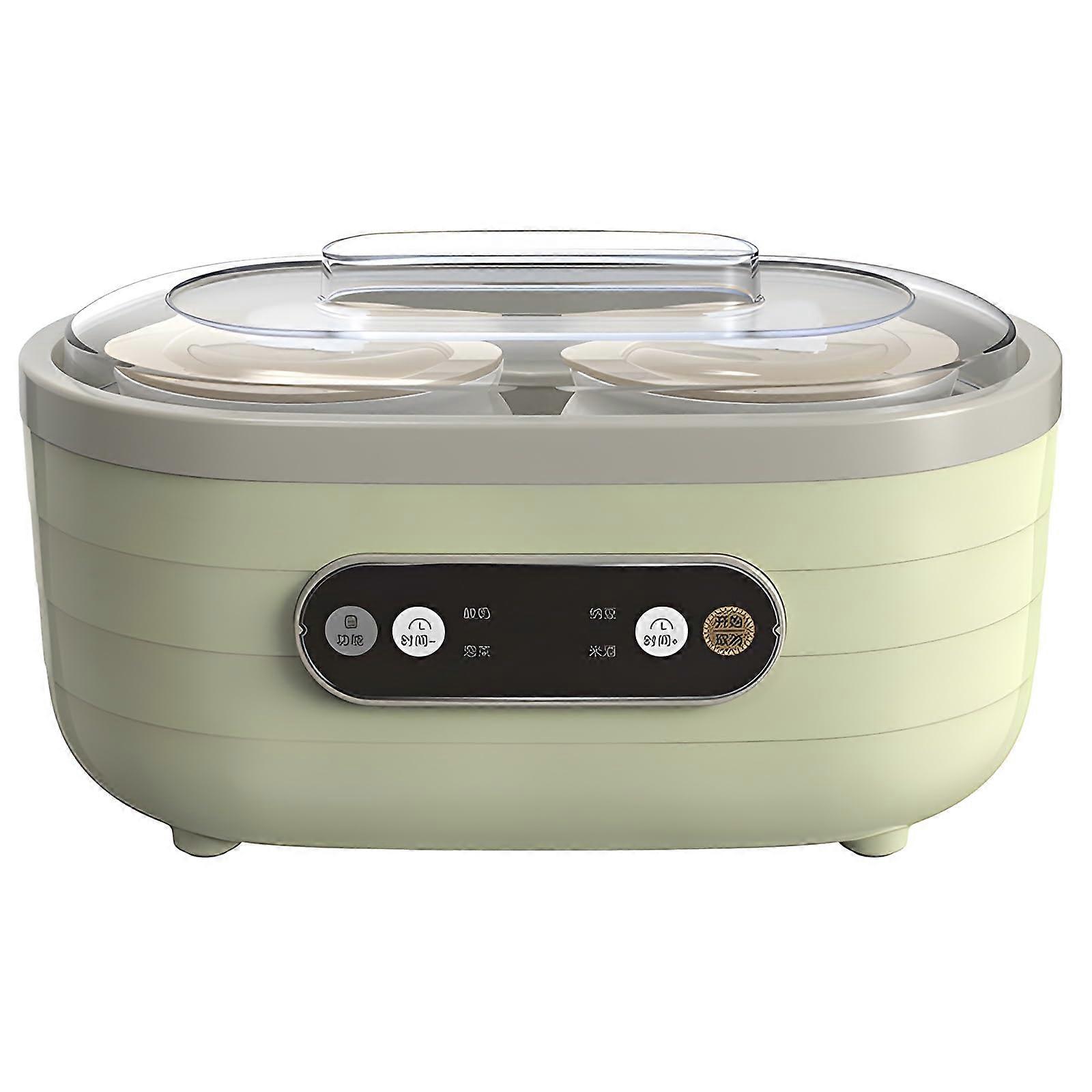 Mini Yoghurt Maker Automatic Electric Yoghurt Maker With Timer Ceramic Yogurt Cups For Homemade Yoghurt