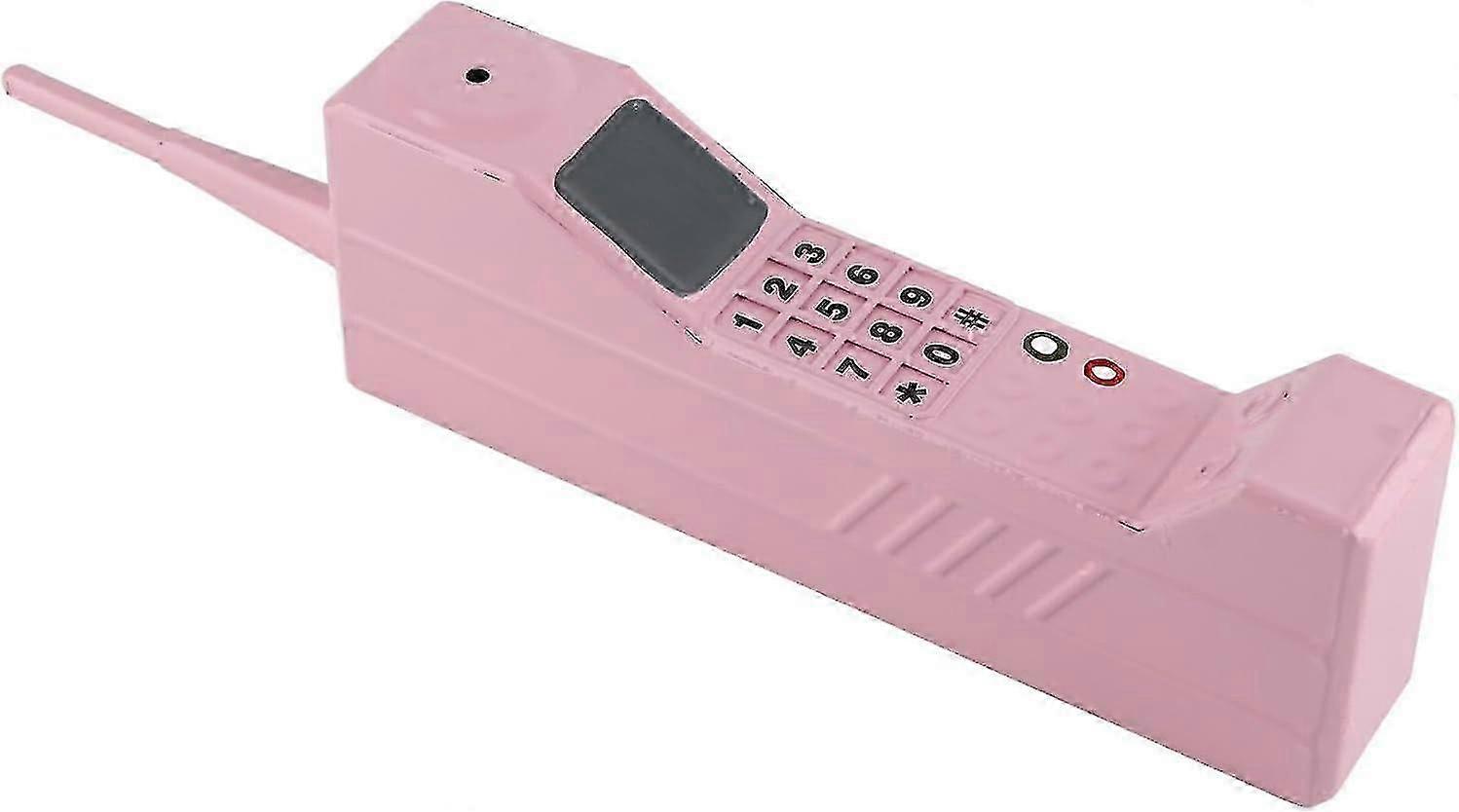 Retro 90s Mobile Phone Prop in Pink - Perfect for 80s and 90s Themed Parties and Home Desktop Decor