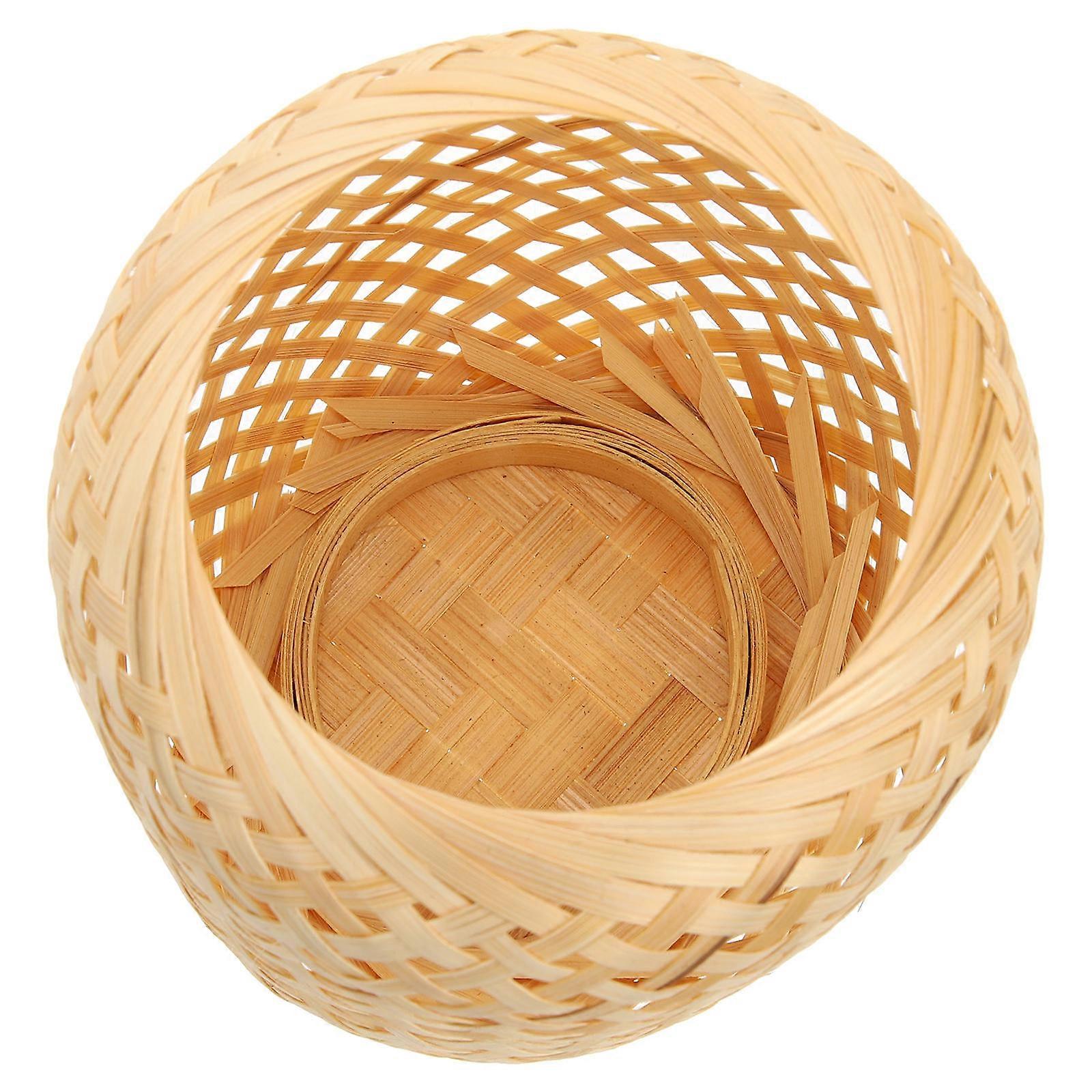 Lamp Shade Bamboo Lampshade for Indoor Use 4Pcs Small Light Cover Woven