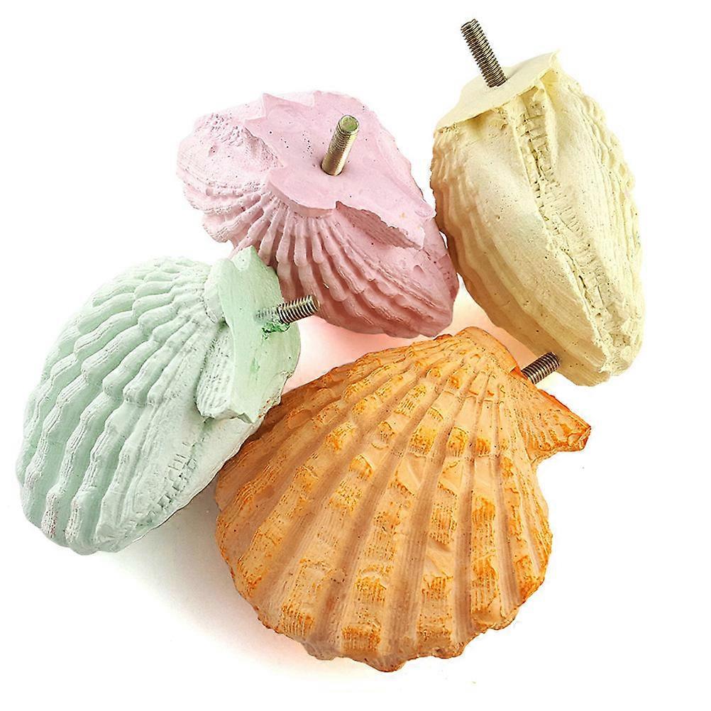 Bird Chew Stone Molars Stone Parrot Hamsters Chinchillas Guinea Pigs Small Pets Assorted Color 11.00X10.50X6.00CM Teeth Grinding 2Pcs