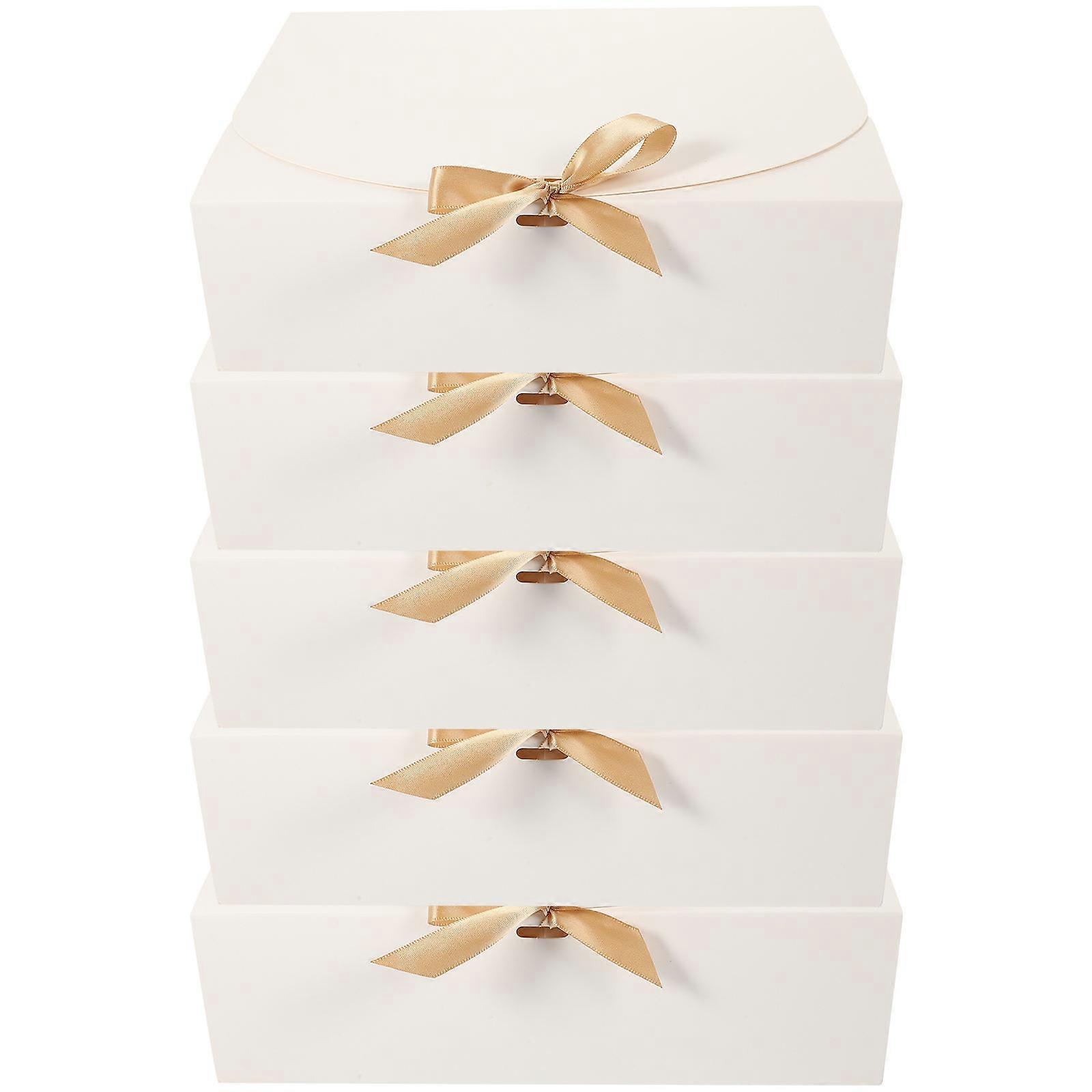 Chocolate Boxes For Christmas Thanksgiving Party Favor Simple Design 15 Pcs Kraft Paper Gift Boxes
