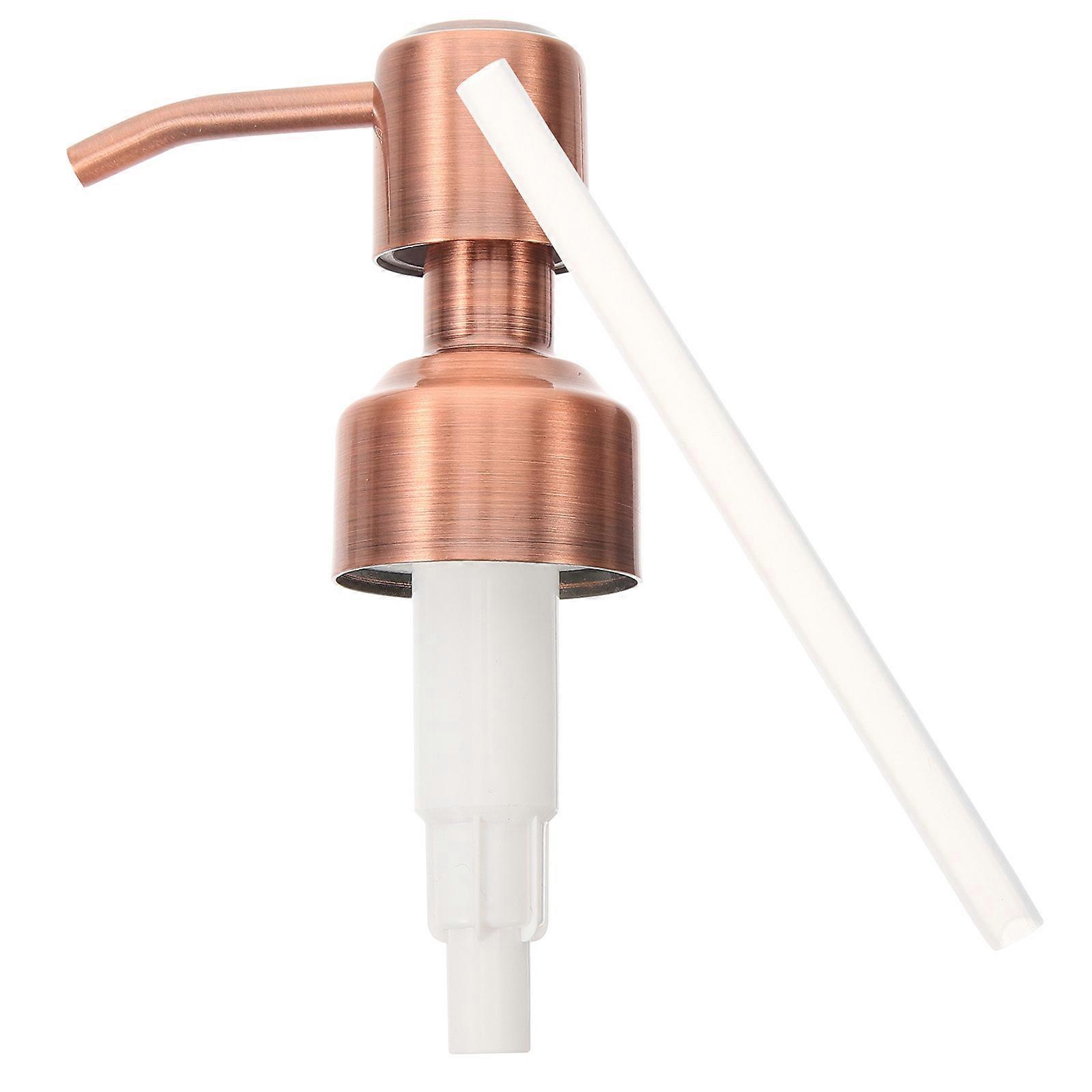 Lotion Pump Head Stainless Steel Replacement Press Pump Head for Perfume 5Pcs