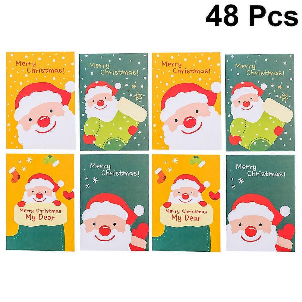 Office Notepad Cartoon Pocket Organizer for Writting Use 48Pcs Assorted Color