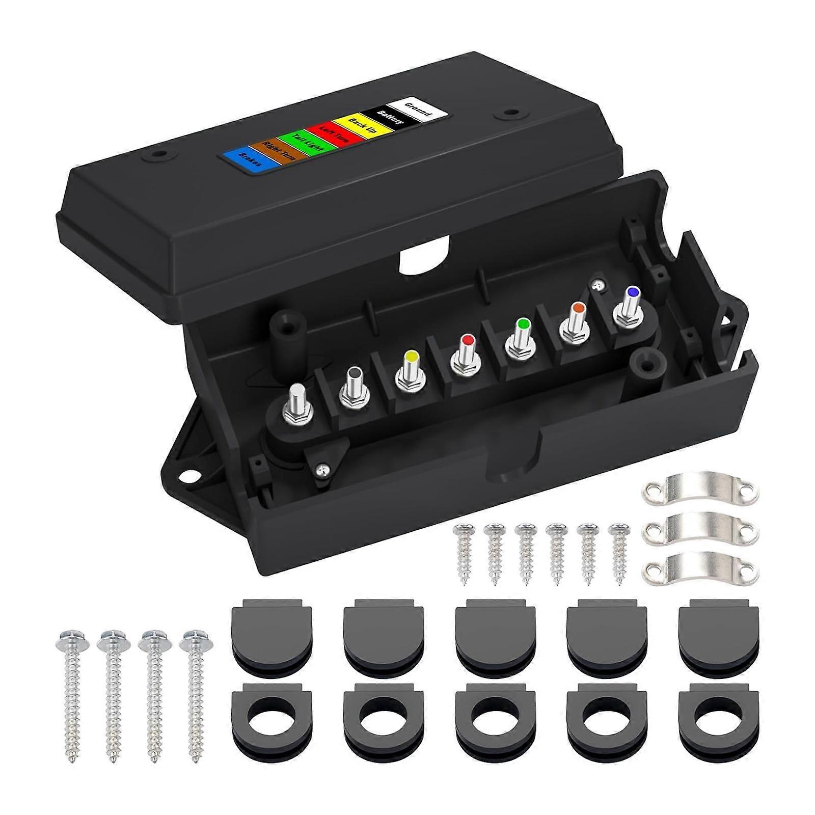 7 Way Trailer Wiring Junction Box Color Coding Upgrade High Efficiency Cable