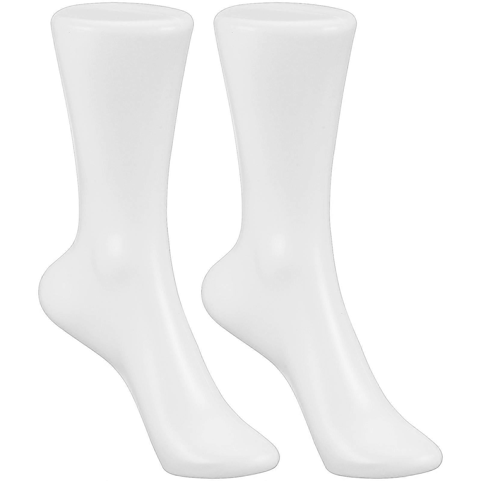 Anklet Display Foot Model Sock Stand 4Pcs Plastic for Shops