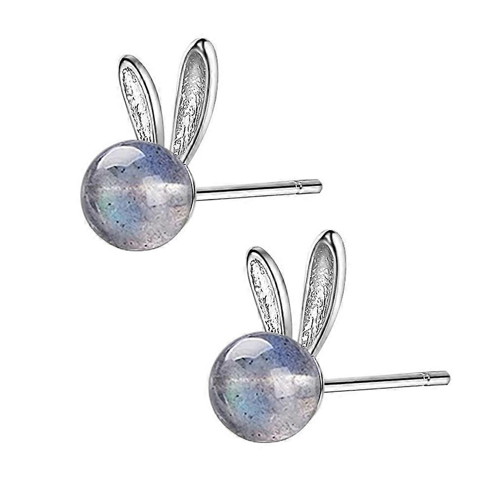 Moonstone Earrings Accessories Earring Studs for Decoration 1Pair