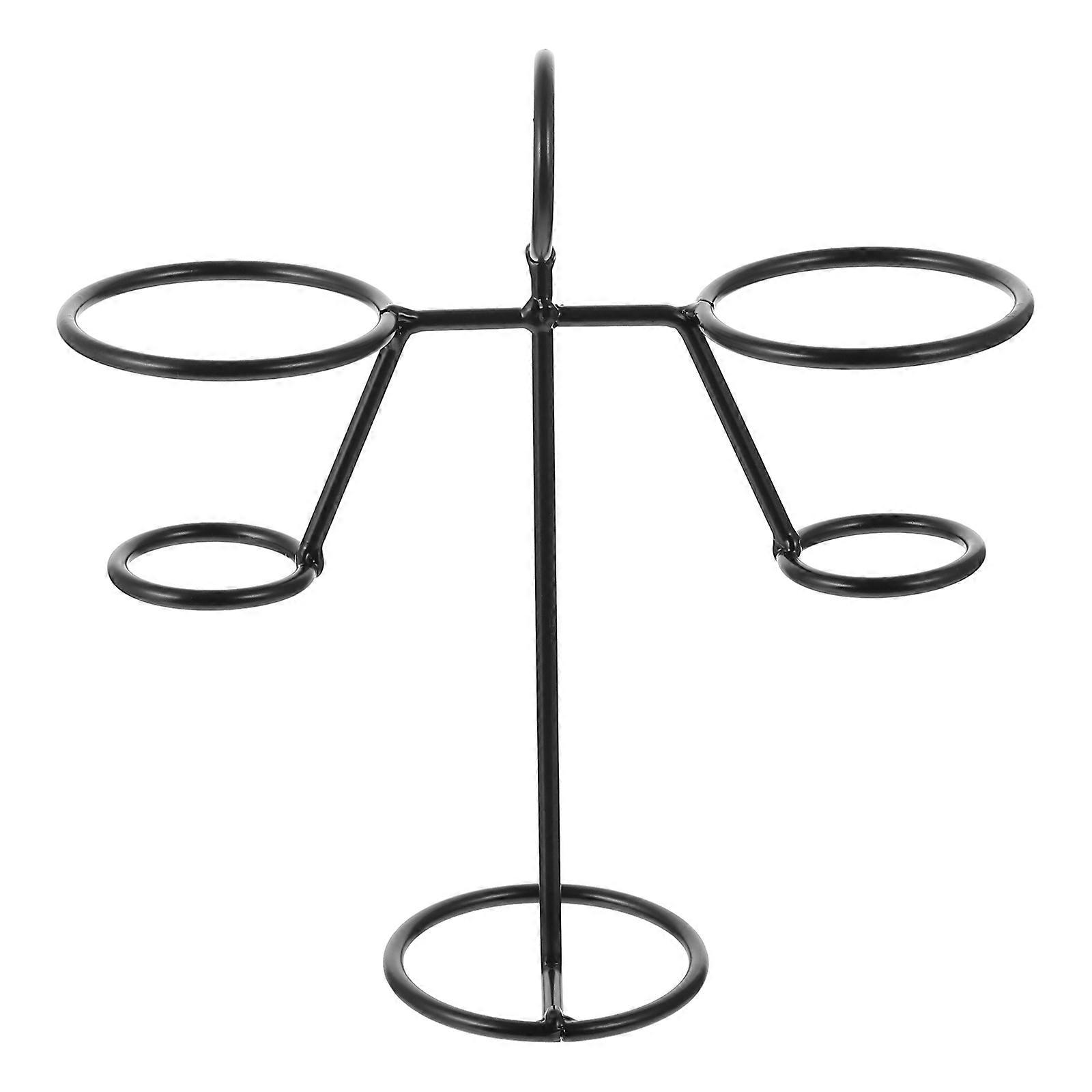 Ice Cream Ice Cream Cone Rack for 1Pcs Black Wrought Iron Display Rack