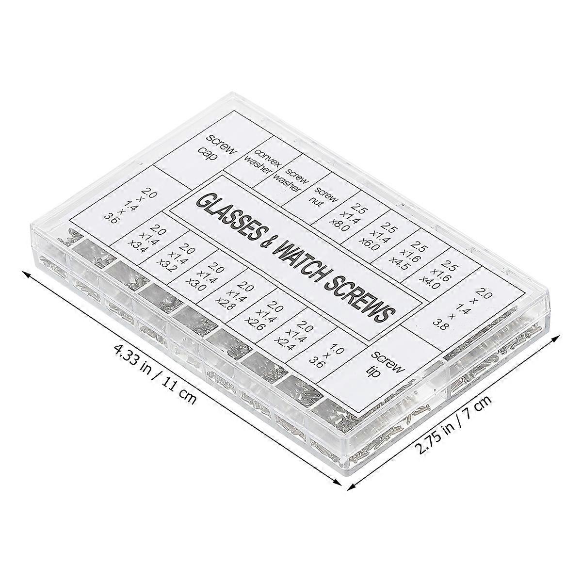 Sunglasses Repair Tools for Eyeglasses with 1000Pcs Set for Fixing Glasses