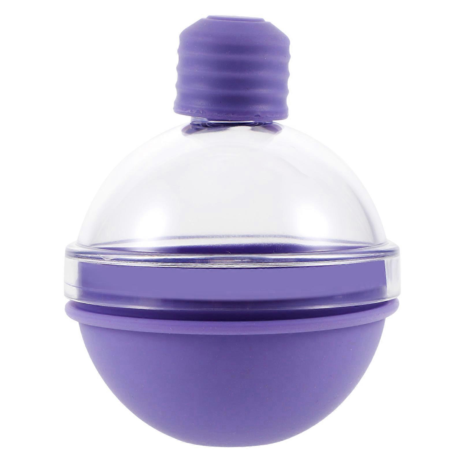 Purple Ice Ball Mold Round Silicone Maker for Ice Making 2Pcs Kitchen Tool