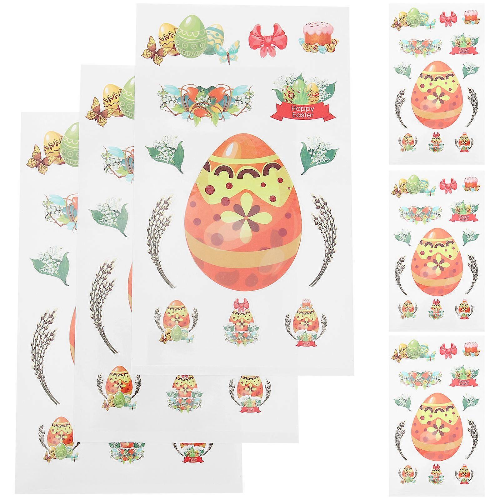 DIY Decals Self-Adhesive Stickers For Gift Packaging Rectangular Size 18X11cm 20 Sheets