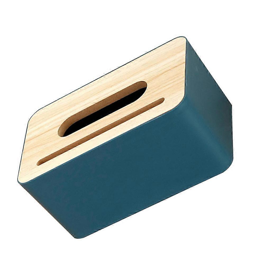 Decorative Napkin Box Blue Tissue Box for Storage 5Pcs Set
