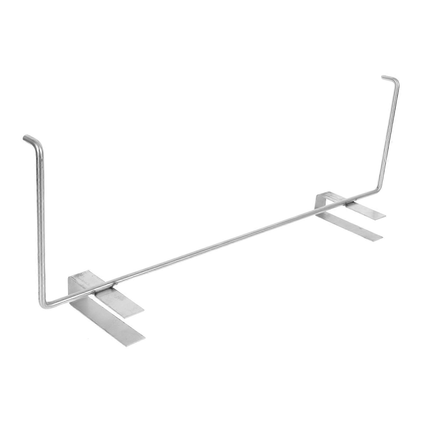 Beekeeping Frame Holder Silver Metal Bee Hive Stand for Storage Use 1Pcs