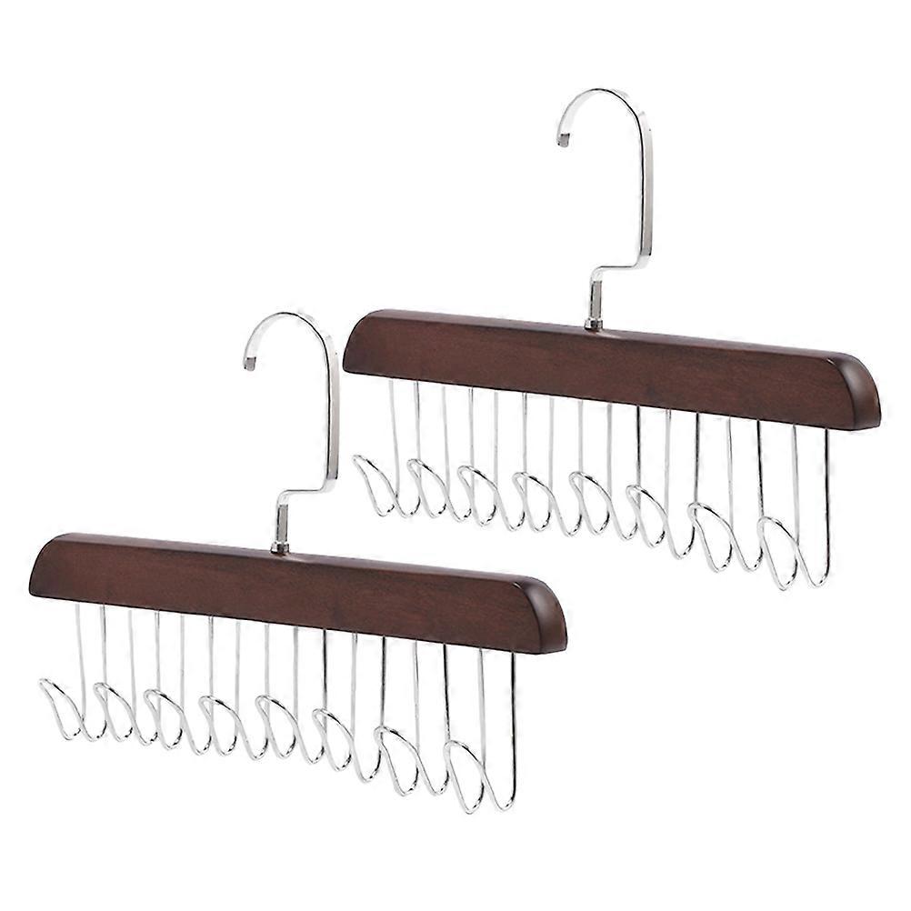 Space Saving Tie Organizer 6Pcs Multi-Functional 8 Hook Closet Hanger