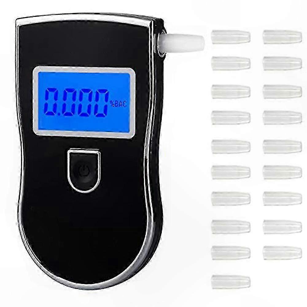 Portable Breathalyzer with Blue Backlight LCD Screen - Professional Alcohol Tester for Gifting