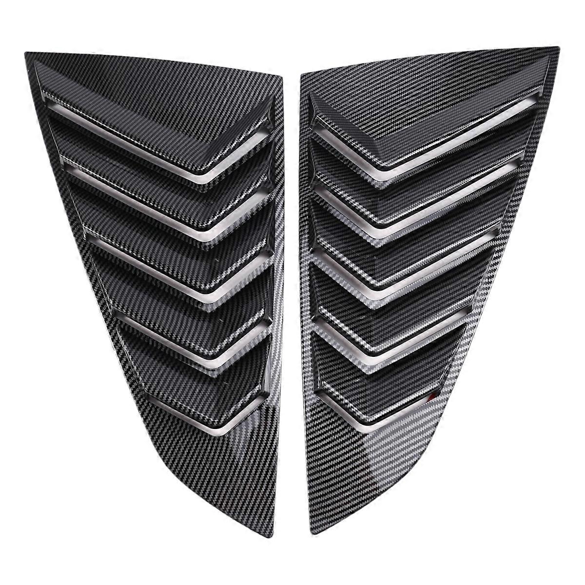 Rear Louver Window Side Shutter Decoration Cover C