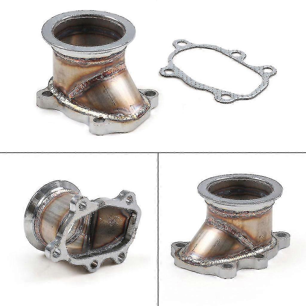 Turbo Adapter do konwersji rury spustowej ze stali nierdzewnej w paśmie V do T25 T28 Gt25 Gt28