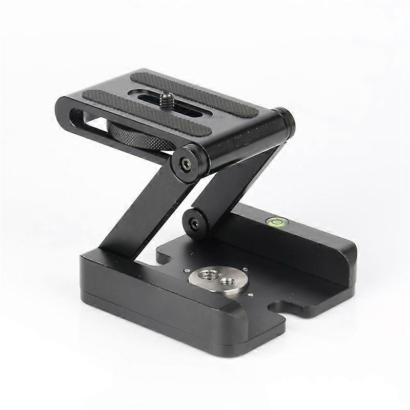 Portable Z Type Tilt Tripod Head Folding Tilt Foldable Convenient Single Quick Release Plate Stand Holder Camera Bracket