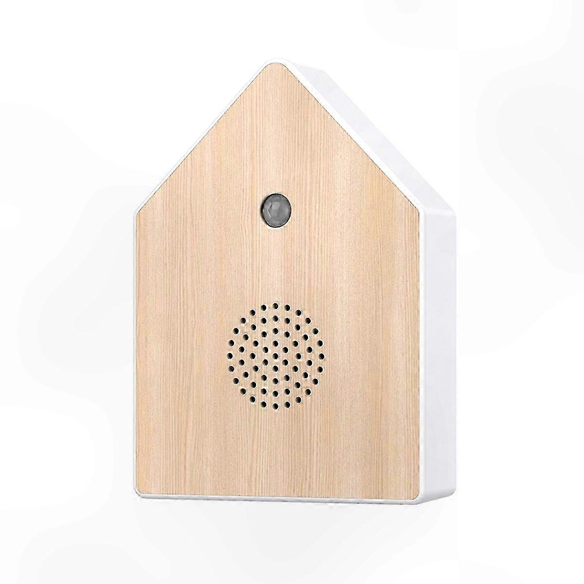 Box-Style Speaker with Singing Bird Theme for Music Playback