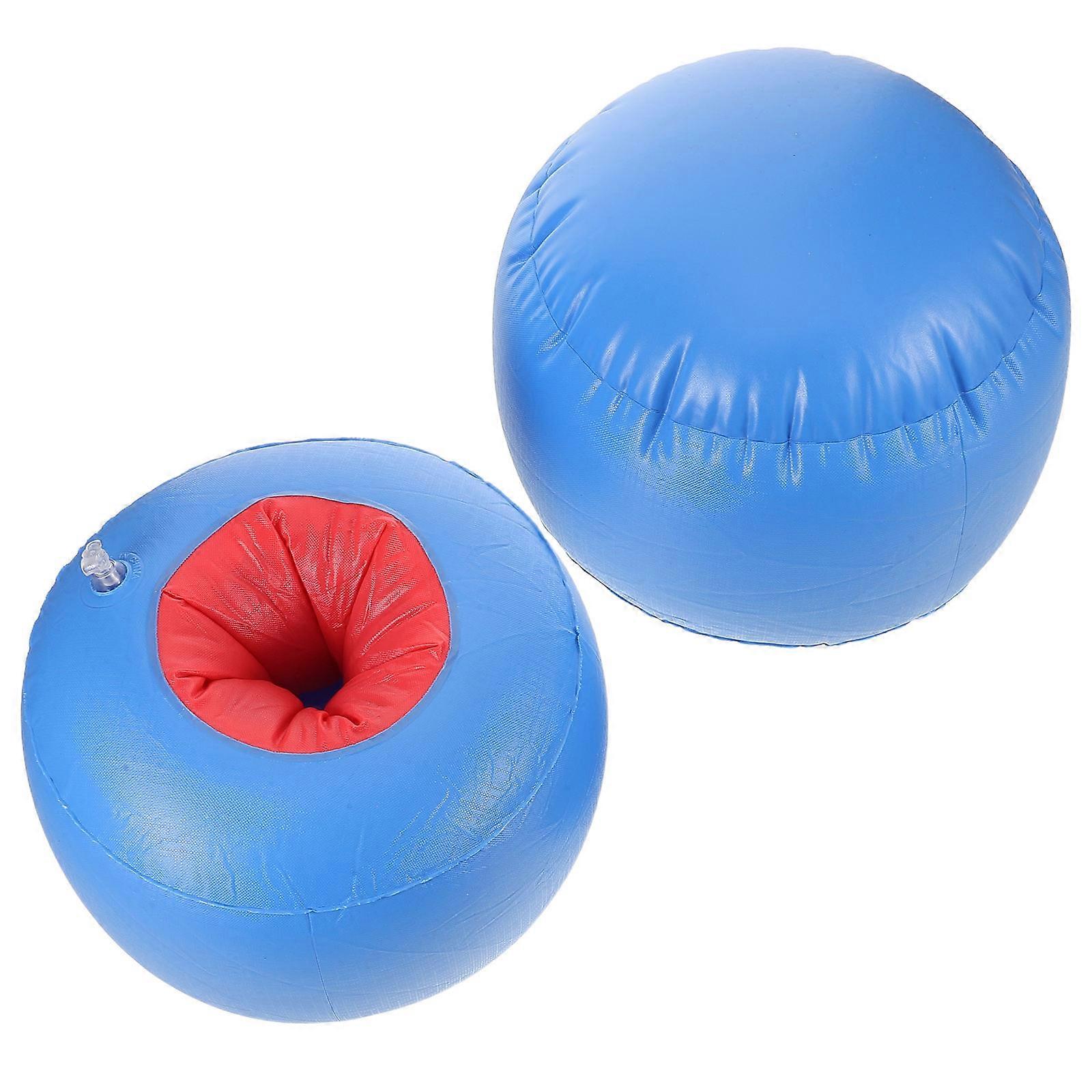 PVC Inflatable Punching Gloves Boxing Accessories for Playing Use 1Pair Blue Gloves