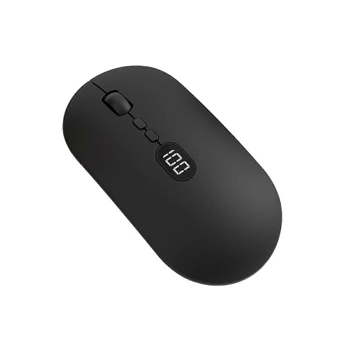 Wireless Computer Mouse with Battery Level Visible Rechargeable A