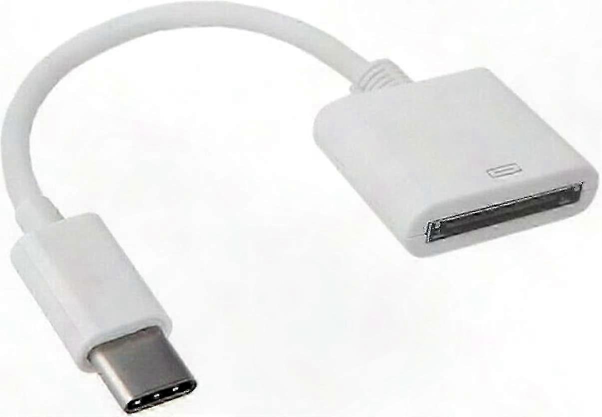 30-Pin to USB-C Cable for Data Transfer and Charging Adapter