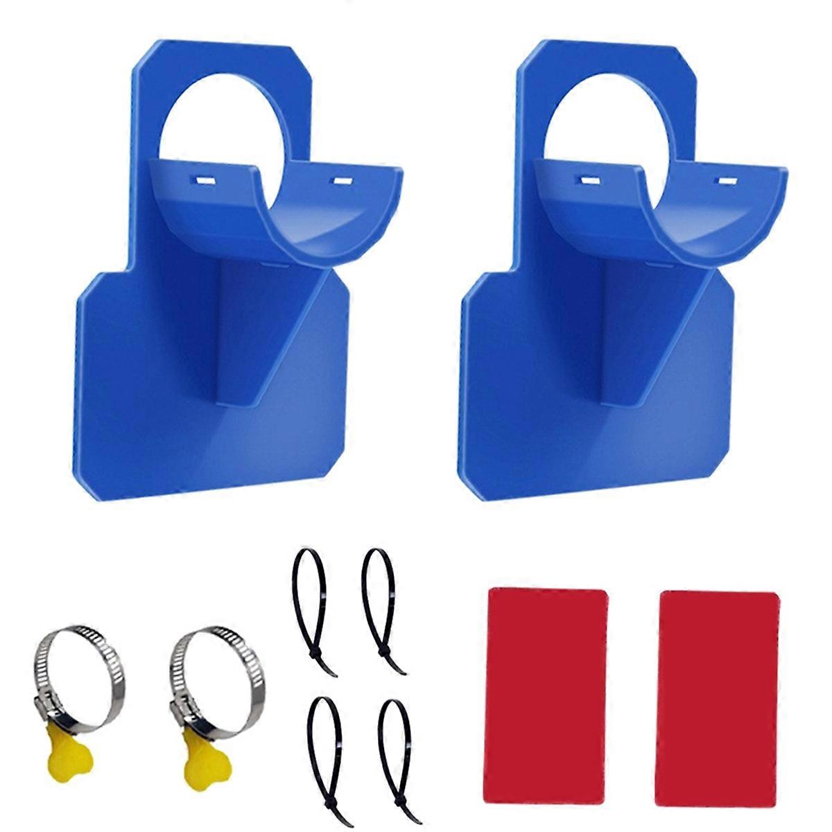 2 Set Swimming Pool Pipe Holder, Pool Hose for Above Ground Pool Blue