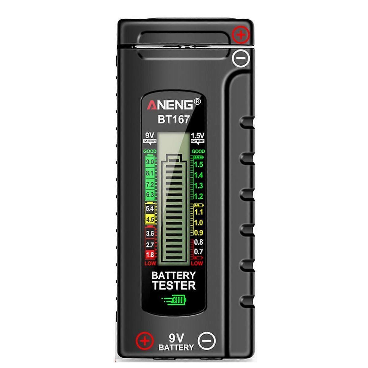 BT167 Battery Level Detector Multifunctional Quickly Measure Battery Level ABS Plastic Precise Measurements Tester Tools