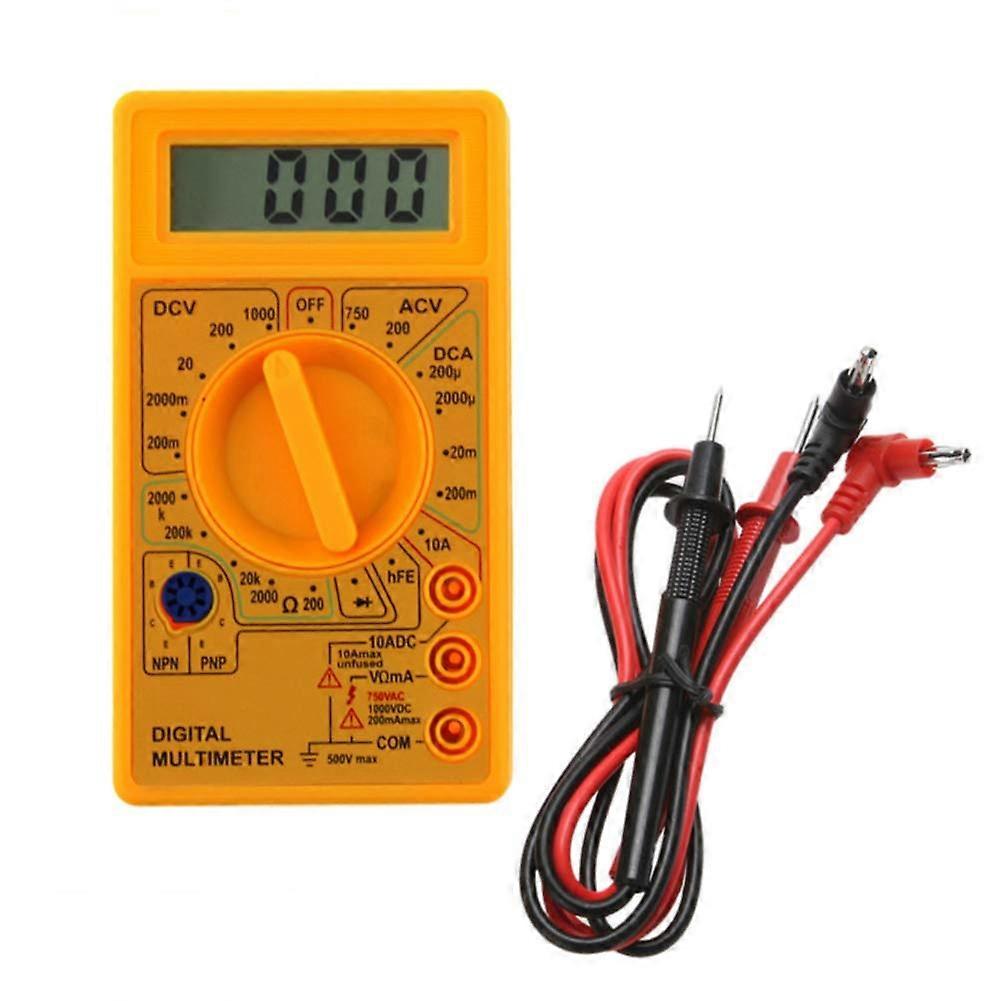 Digital MultiMeter 7Function AC/DC Voltmeter Ammeter Ohmmeter Diode Test HFE Tester