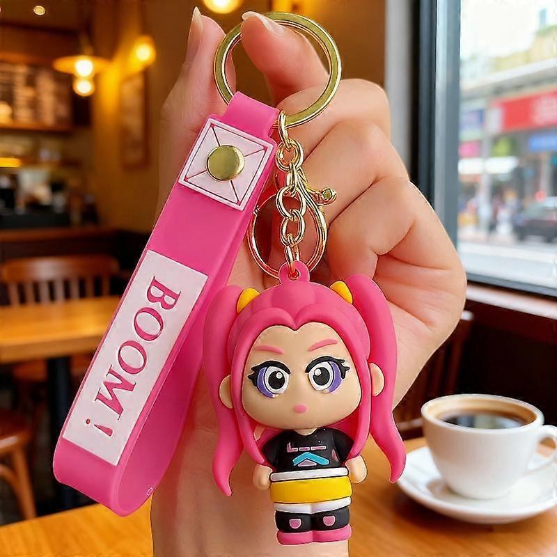 KPop Devil Hunter Peripheral Widget Rumi Mira Zoe PVC Keychain Backpack Decoration Widget Accessories Toys