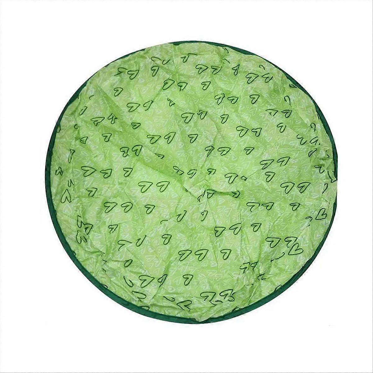 Interactive Cat Toy Hide and Hunt Cover Durable, Without Balls Green