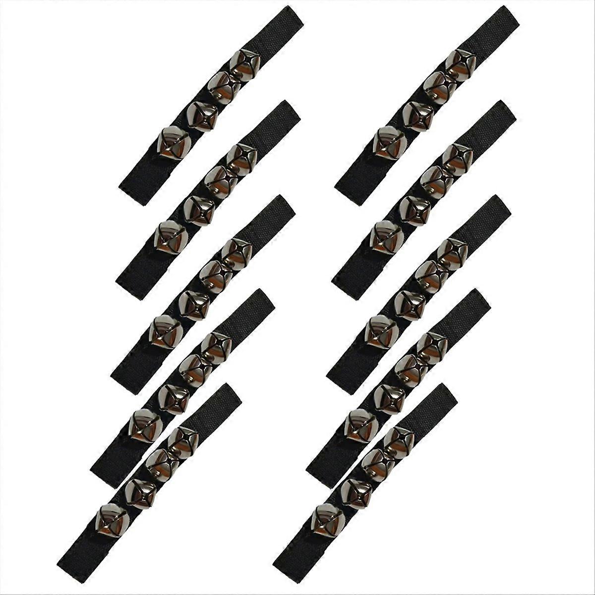 Black Orff Percussion Instrument, Hand Bell For Dance Performance