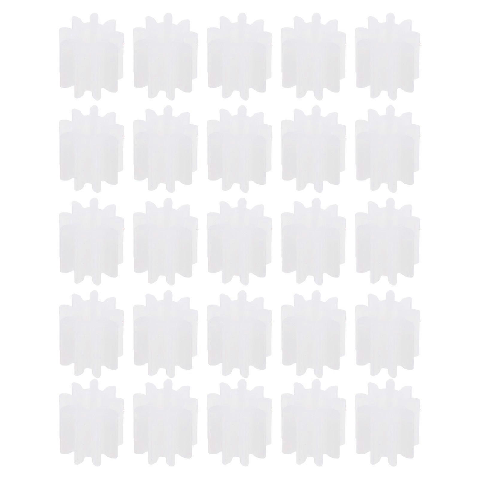 25pcs Gear For Diy Projects - 5mm Plastic Toy Replacement Part - Mechanical Model Science Learning Miniature Gear For Model Making