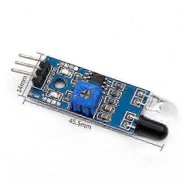 GaiBoSiSmart Electronics New for Arduino Diy Smart Car Robot Reflective Photoelectric 3pin IR Infrared Obstacle Avoidance Sensor Module 25-2