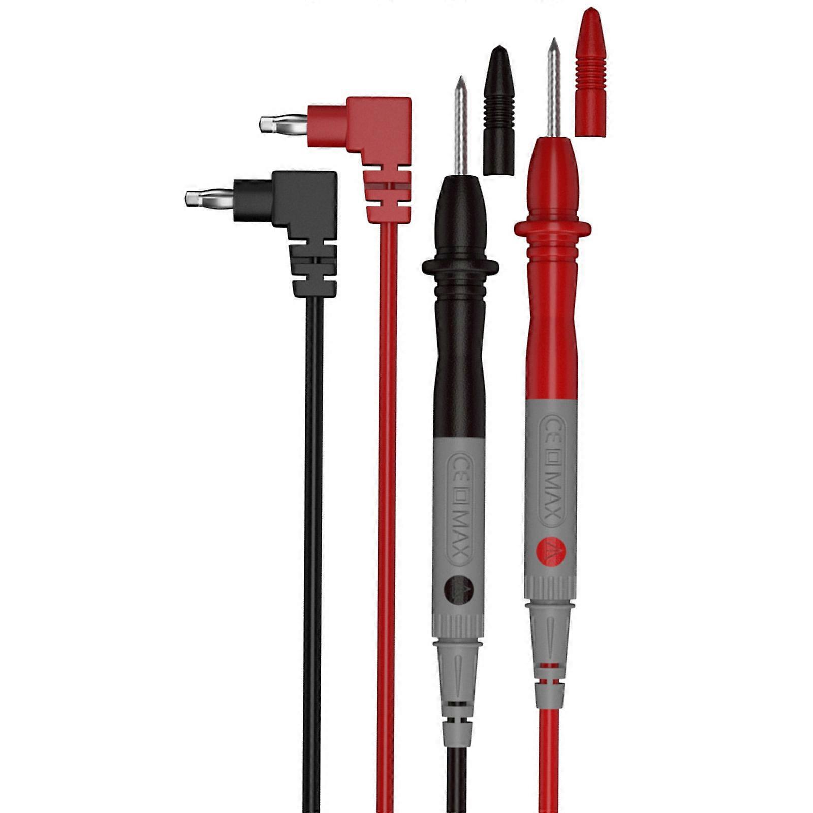 Universal Multimeter Probes Leads  with Comfortable Grip Heat Resistant Multimeter Test Leads  for Safe Electrical Testing Multicolor