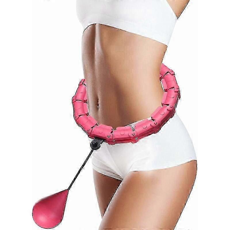 طوق هولا ذكي مرجح للبالغين قابل للتعديل اللياقة البدنية الخصر النحيف للبطن