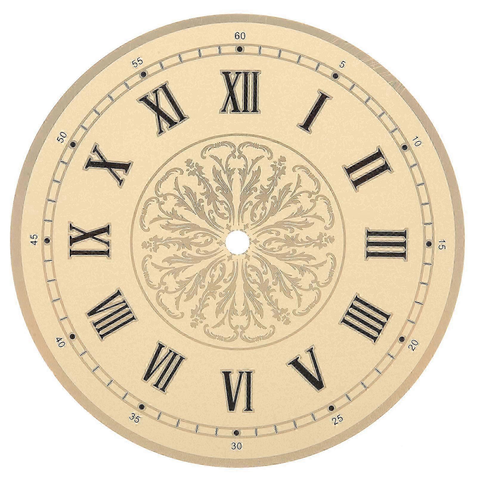 DIY Clock Dial Replacement for Clock Making, Reusable Round Dial Part