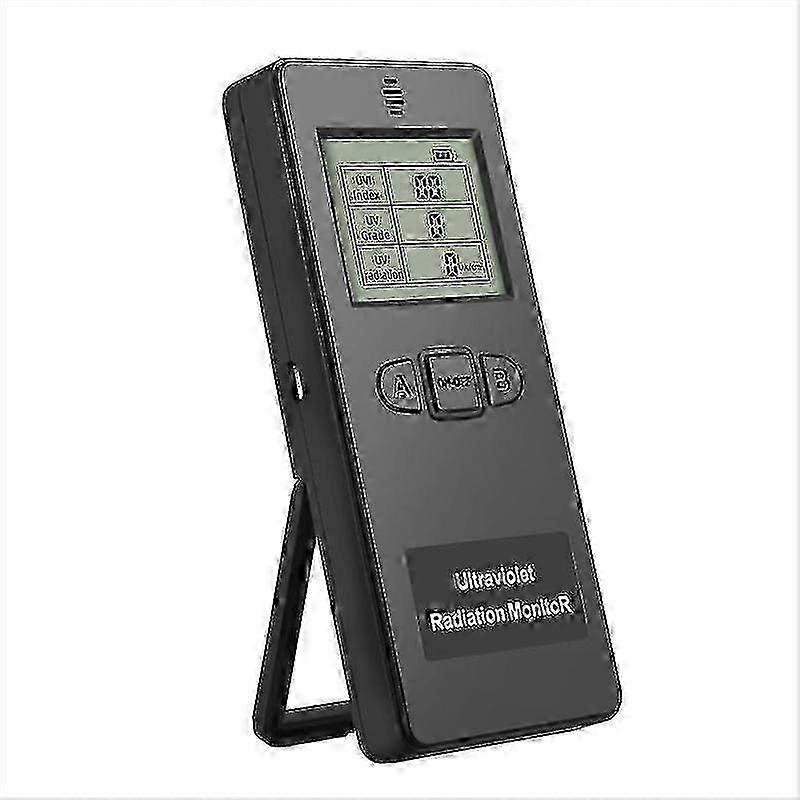 Radiation Detector127X54X18mm, UVI Handheld Digital UV LCD Ultraviolet Radiation Tester Ultraviolet Radiation Tester with Temperature Display