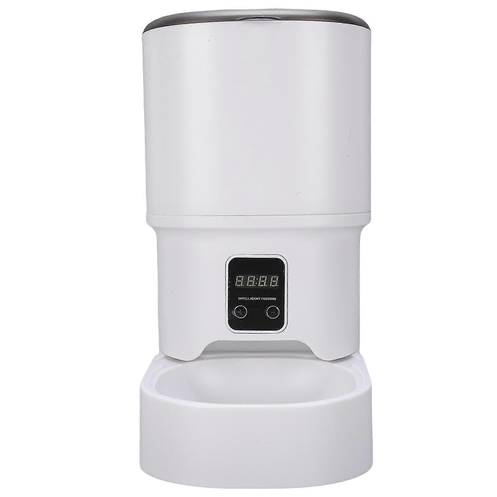 Smart Automatic Pet Feeder Plastic With Precise Diet Management Large Capacity Quiet Operation Cats And Dogs Compatible