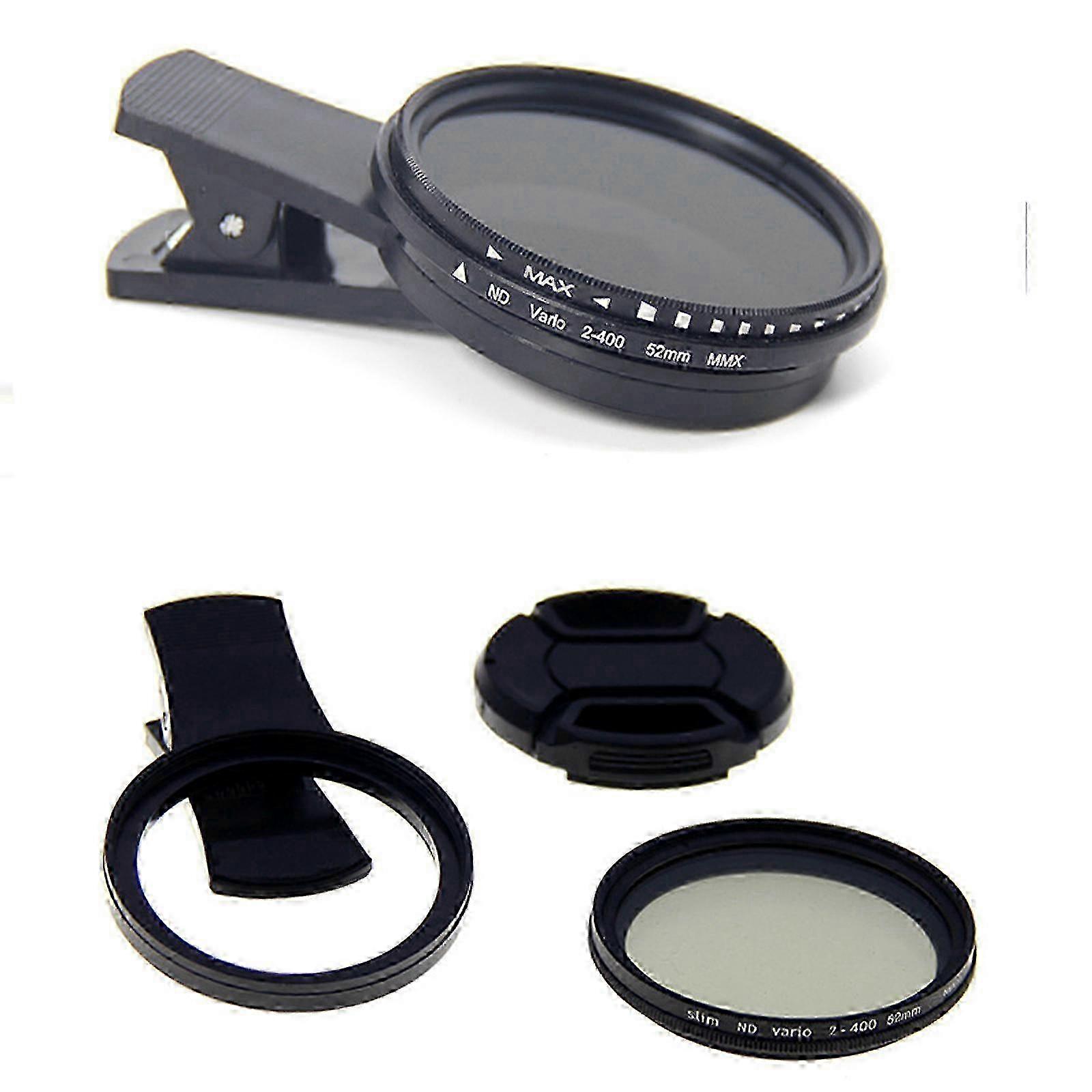 Solar Eclipse Camera Lens Filter, ND2-400 Lens Filter, Solar Filter for Smartphone, with Clip, Simple Installation Imaging Enhancing Filter