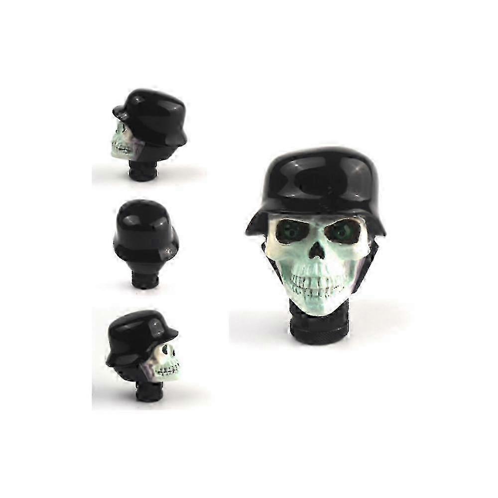 Cool Resin Soldier Skull Shape Shift Knob, Skull Shift Knob, Universal