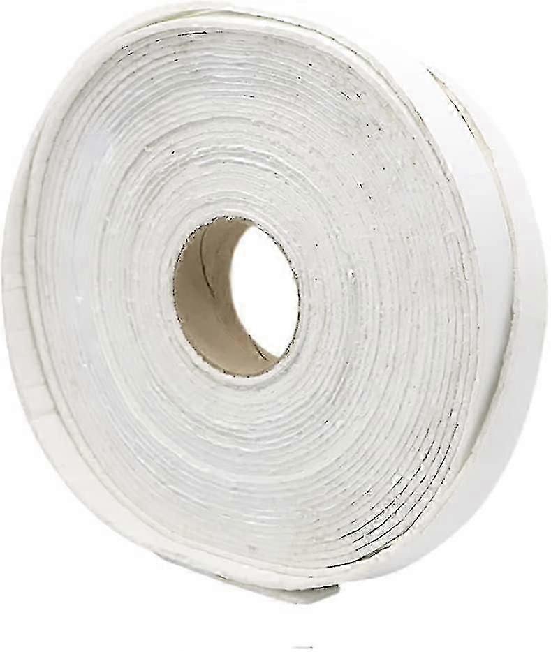 شريط مقاوم للحريق من ألياف السيراميك - شريط حشية مسطح بدرجة حرارة عالية - طول 20 م سمك 3 مم (الحجم: العرض 20 مم)