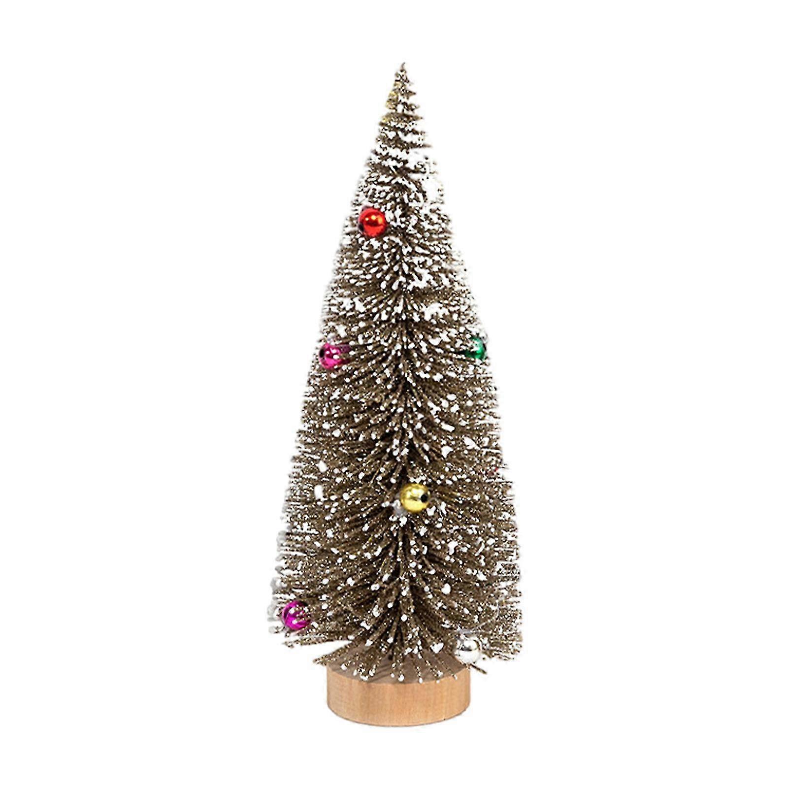 Gold Festive Tree for Christmas Decorations and Desktop Scene Layout