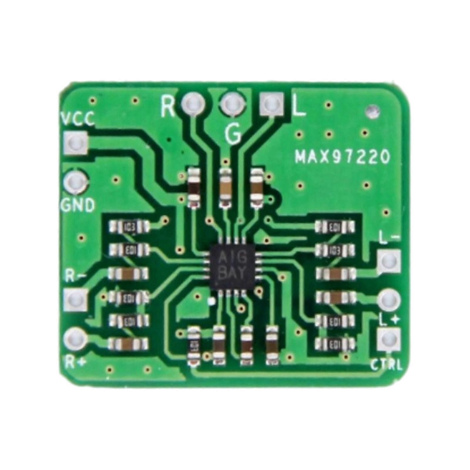 MAX97220 Amplifier Board Sound Amplifier Single Ended Output Ear Differential Turn Balance Input 2.5-5.5V Multicolor