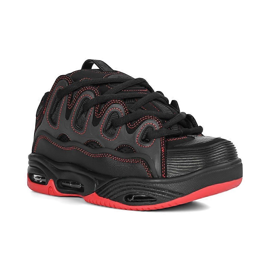 Osiris D3 2001 Skate Shoes - Black/Red/Red