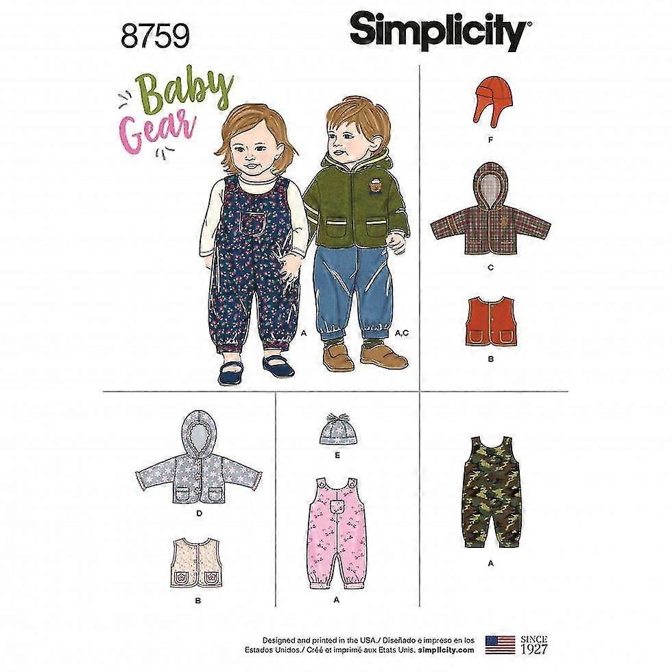 Simplicity Paper Pattern 8759 YC